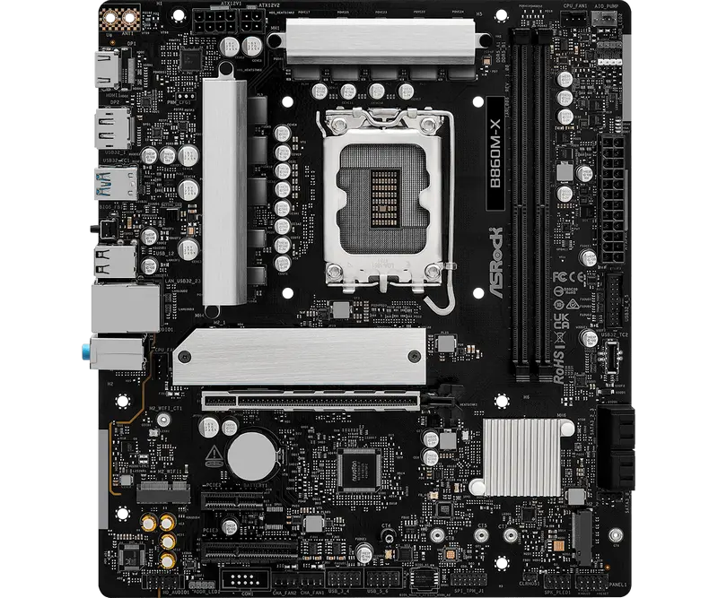 Placa de bază ASRock B860M-X, LGA1851, Intel B860, Micro-ATX