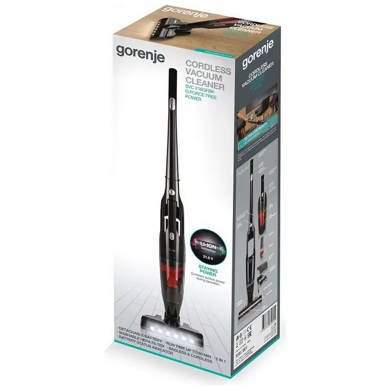 Hotă verticală Gorenje SVC216GFBK, Negru