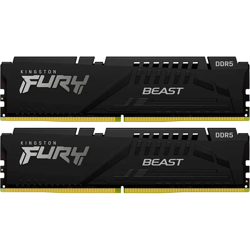 Memorie RAM Kingston FURY Beast, DDR5 SDRAM, 5600 MHz, 32 GB, KF556C36BBEK2-32