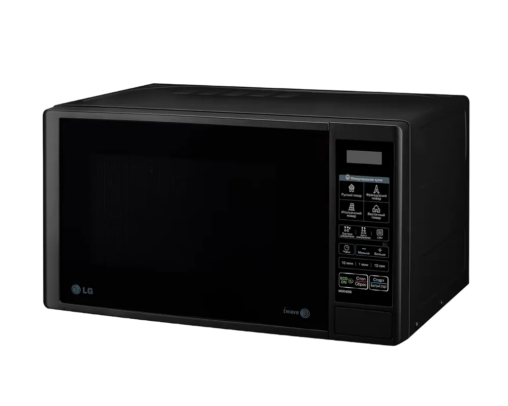 Cuptor cu microunde LG MS2042DB, Negru