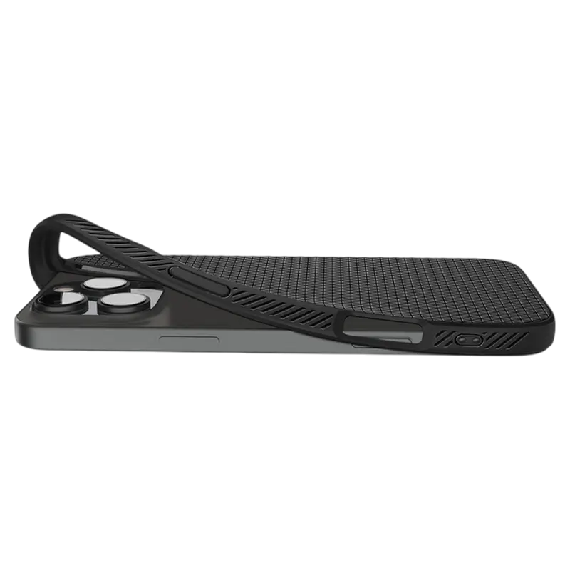 Husa Spigen iPhone 16 Pro Liquid Air, Negru mat
