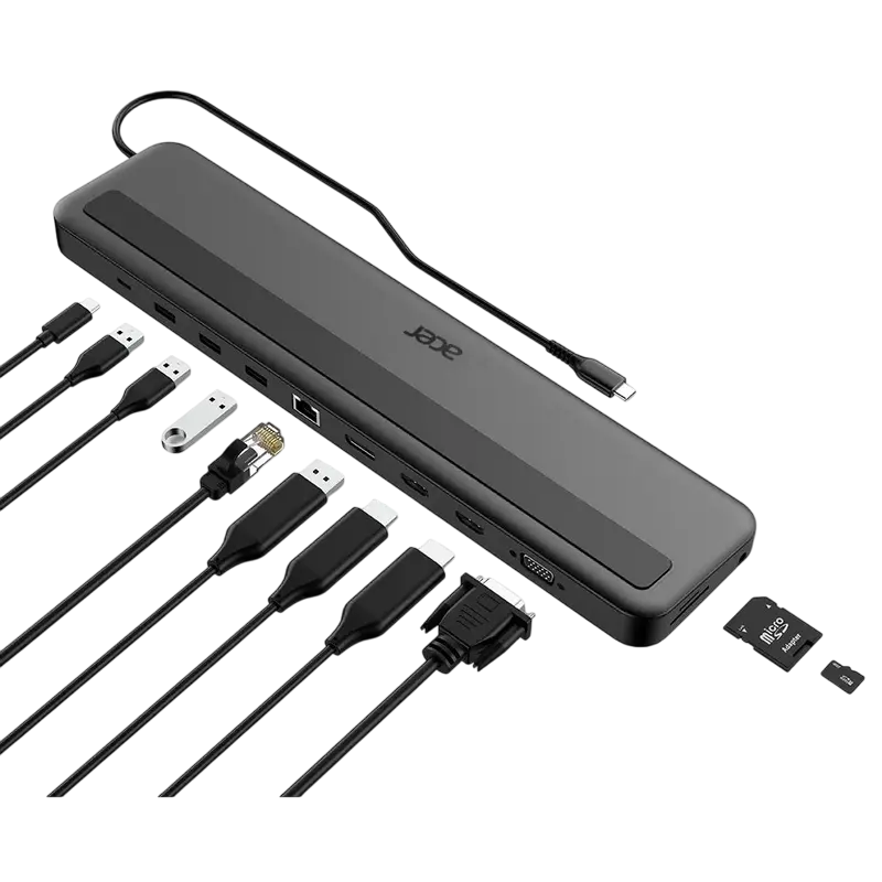 Stație Docking Acer HP.DSCAB.015, Gri