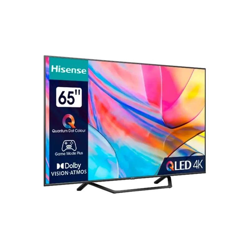 65" LED SMART TV Hisense 65A7KQ, 3840x2160 4K UHD, VIDAA U6.0, Negru