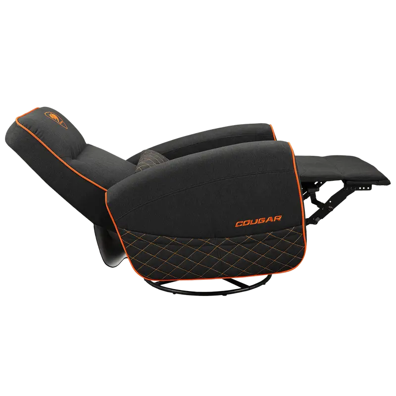 Scaun Gaming Cougar FIDOM, Imitație de in, Negru | Portocaliu