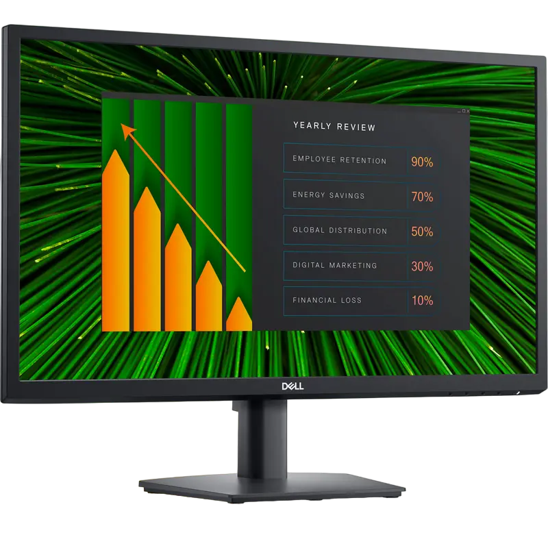 23,8" Монитор DELL E2423HN, VA 1920x1080 FHD, Чёрный