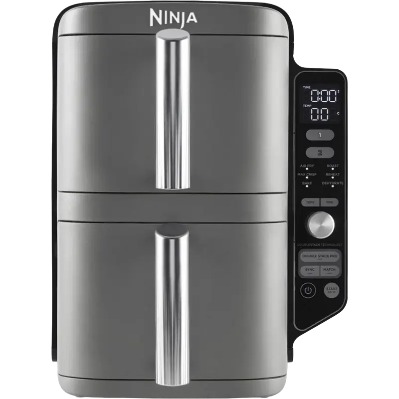 Аэрофритюрница Ninja Double Stack XL SL400EUWH, Серый