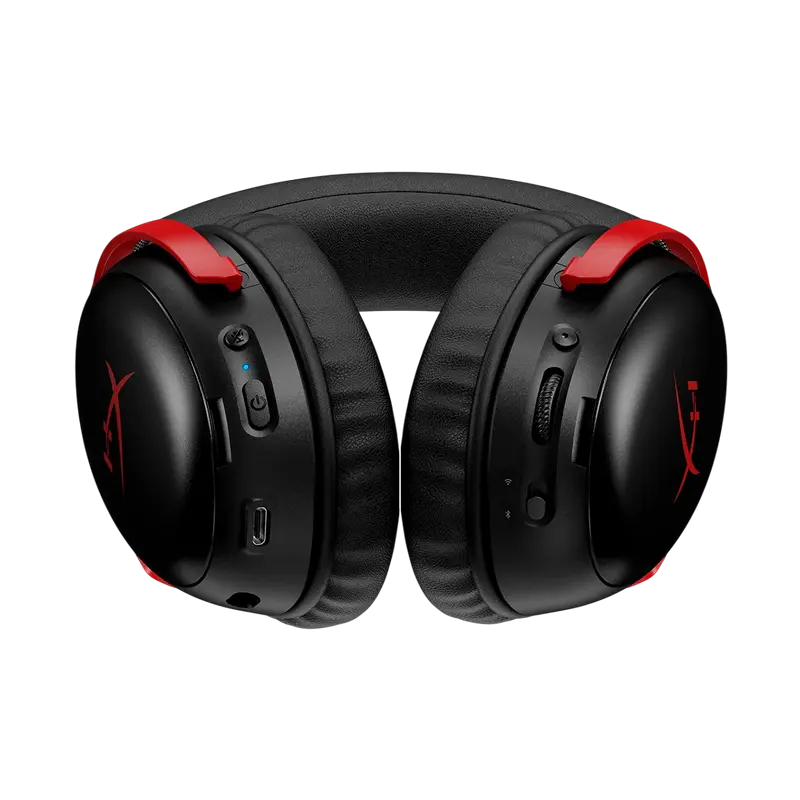 Căști gaming HyperX Cloud III S, Fără fir, Negru | Roșu