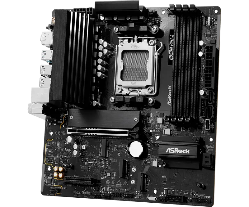 Placa de bază ASRock B850M Pro-A, AM5, AMD B850, Micro-ATX