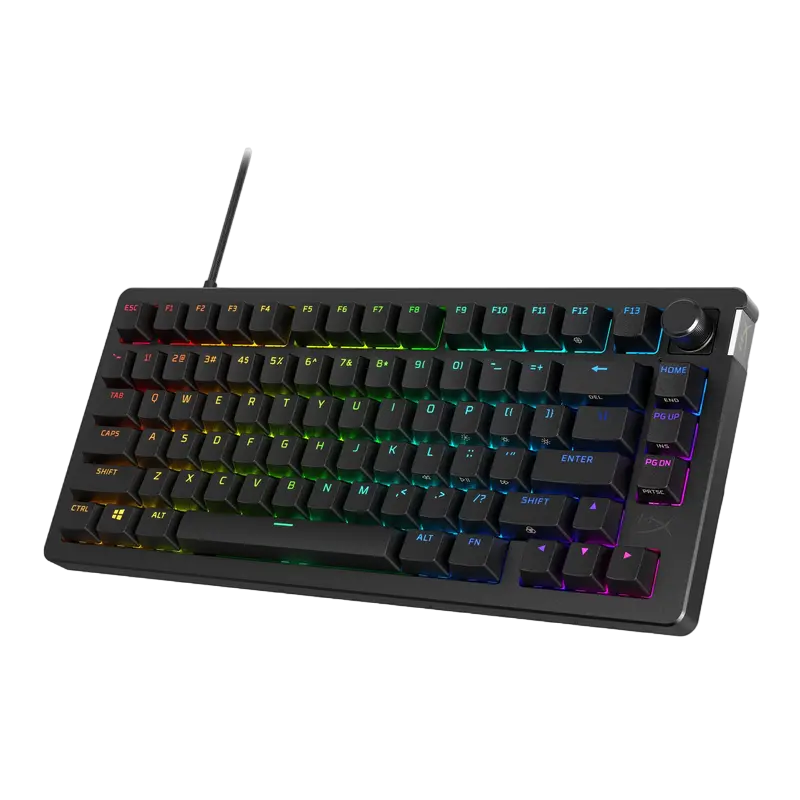 Tastatură HyperX Alloy Rise 75, Cu fir, Negru