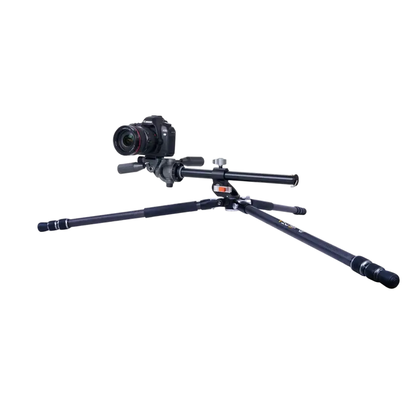 Treppied/Monopod Vanguard VEO3+ 263CP, cap de panoramare 3-planuri, Negru