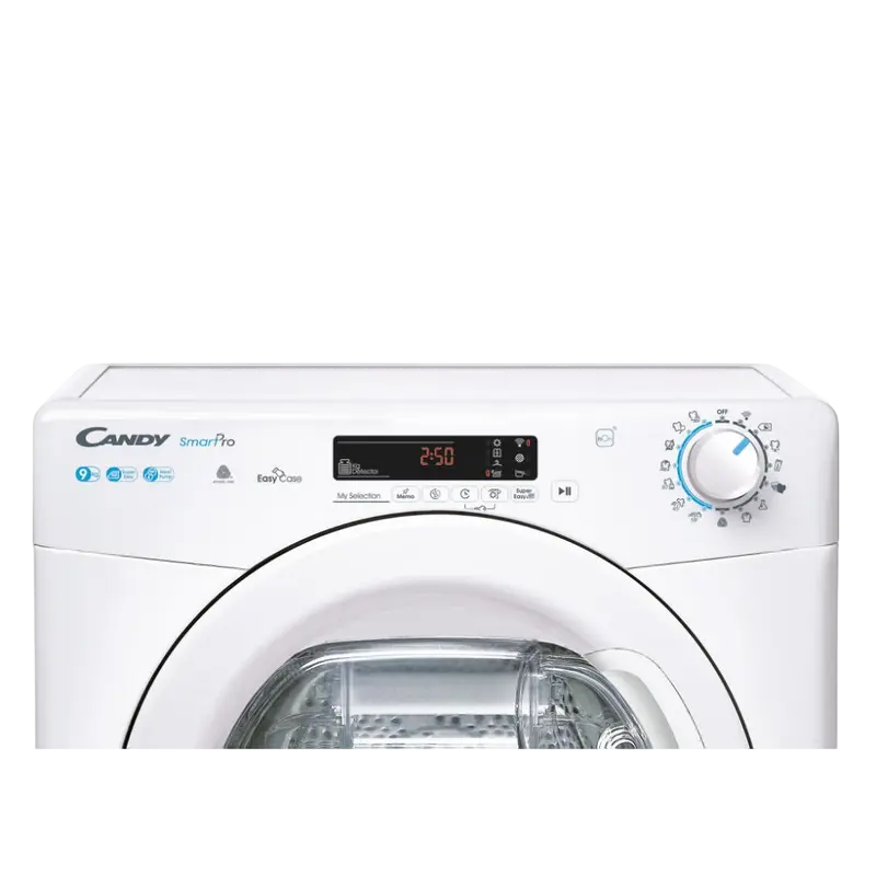 Uscător de rufe Candy CSOE H9A2DE-S, 9kg, Alb