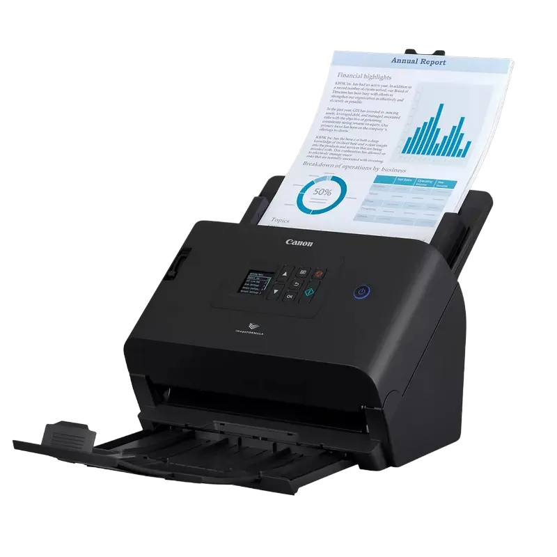 Потоковый Сканер Canon imageFORMULA DR-S250N, A4, Чёрный