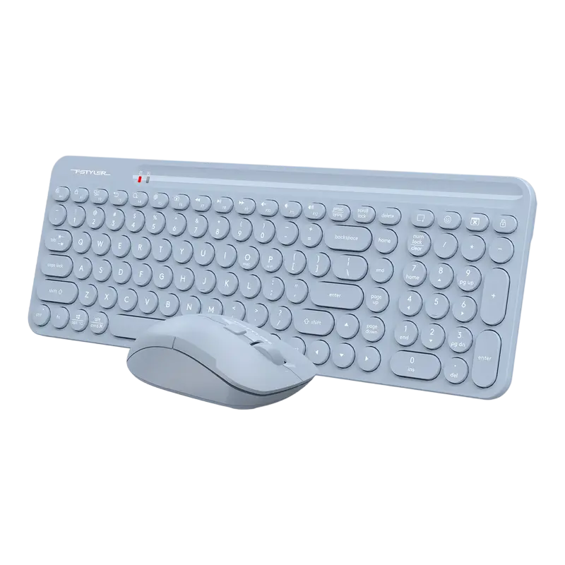 Set Tastatură + Mouse A4Tech FG3300 Air, Fără fir, Albastru