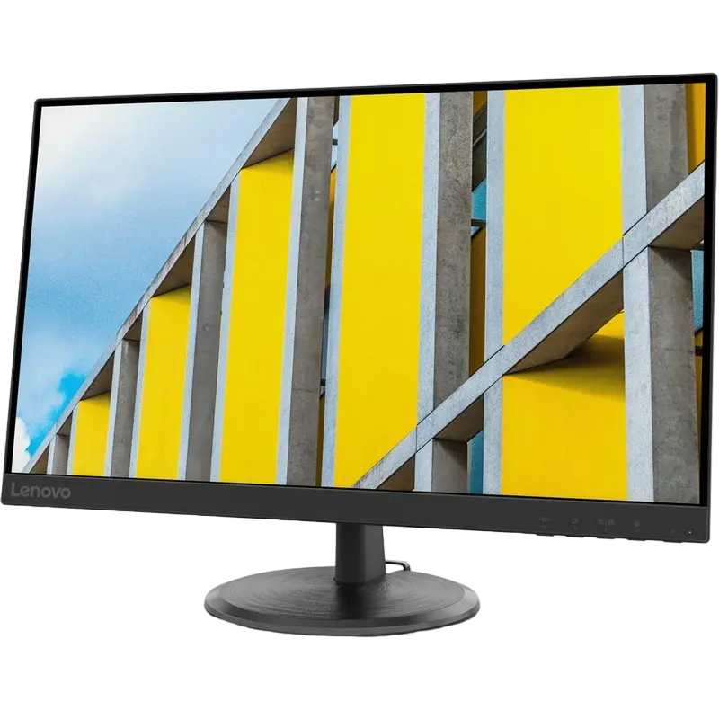 27" Monitor Lenovo D27q-30, VA 2560x1440 WQHD, Negru