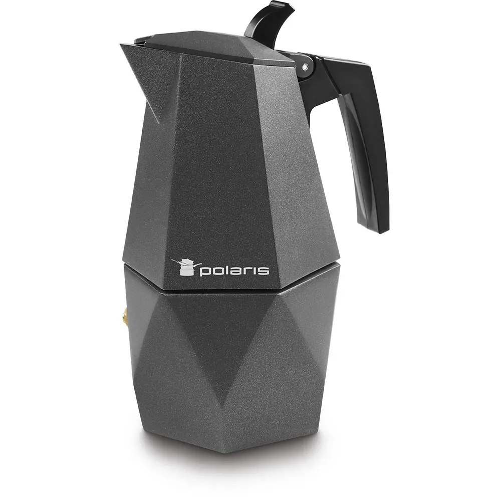 Cumpara  Aparate de cafea Geyser - Cafetieră gheizer Polaris Kontur-4C, Negru..