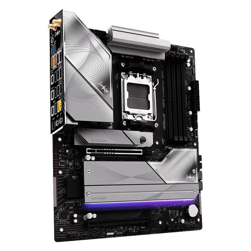 Placă de bază ASRock X870 LIVEMIXER WIFI, AM5, AMD X870, ATX