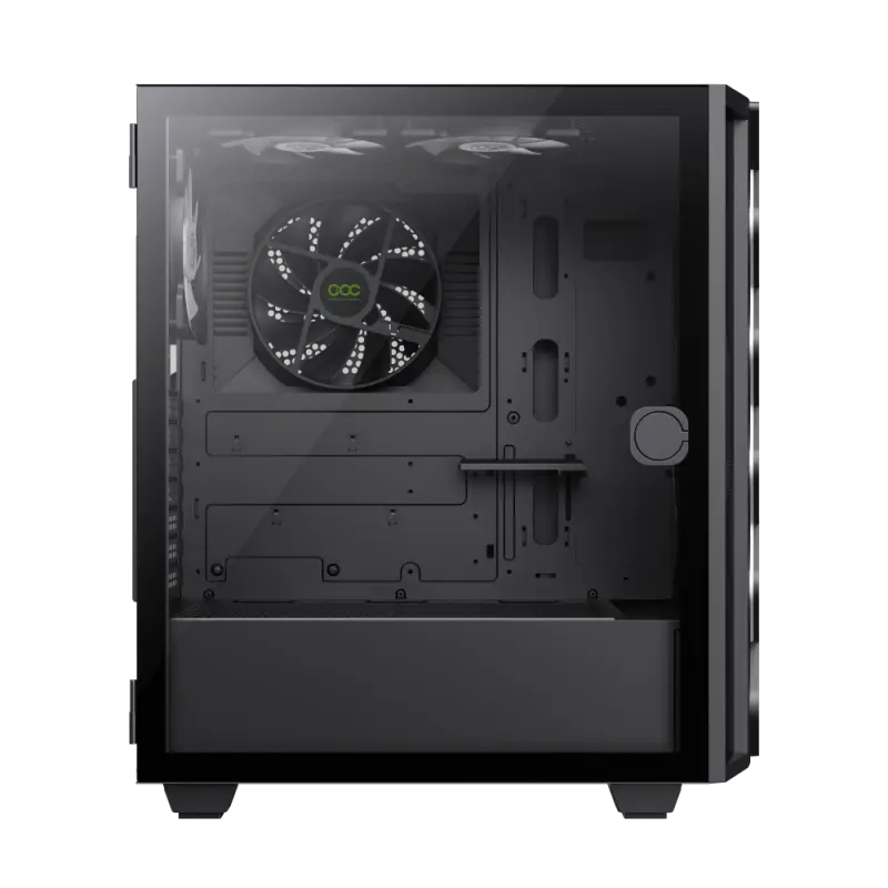 Carcasă PC Gamemax Diamond CP, Midi-Tower, Fără PSU, Negru