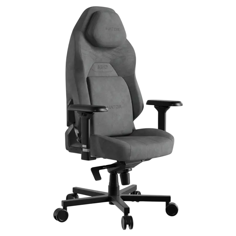 Игровое кресло HATOR Arc 3 L, Велюр, Серый