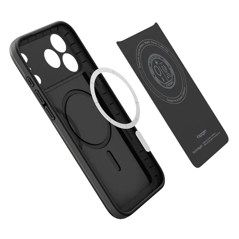 Husă Spigen Thin Fit Mag Magsafe pentru Apple iPhone 17 Pro Max, Negru