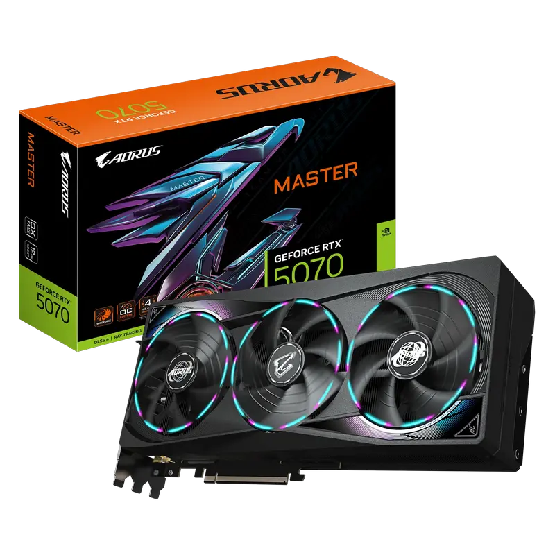 Купить  Видеокарты - Видеокарта Gigabyte GV-N5070AORUS M-12GD, 12Г..