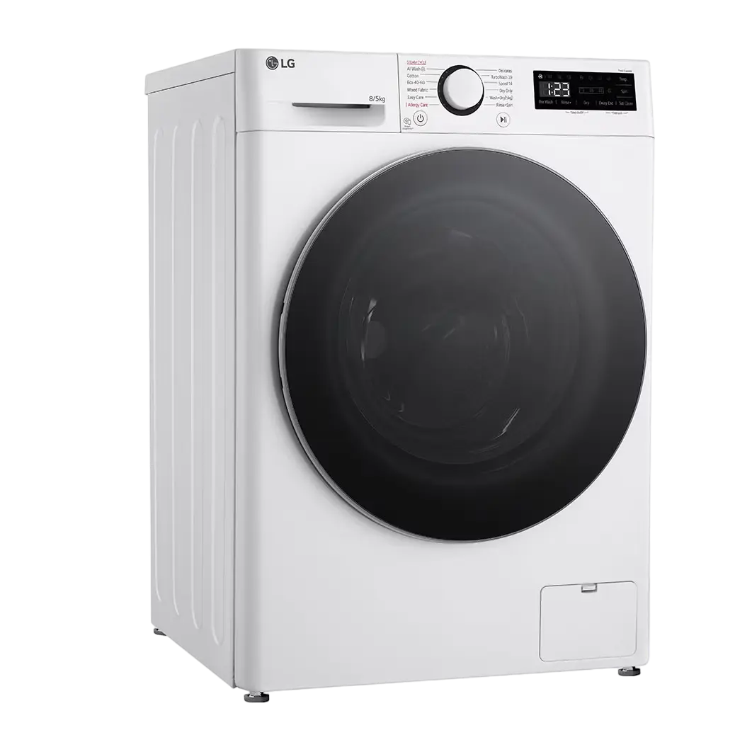 Mașină de spălat cu uscător LG F2DR509S1W, 8kg, Alb