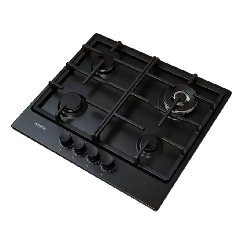 Plită pe gaz Whirlpool TKRL 661 NB, Negru