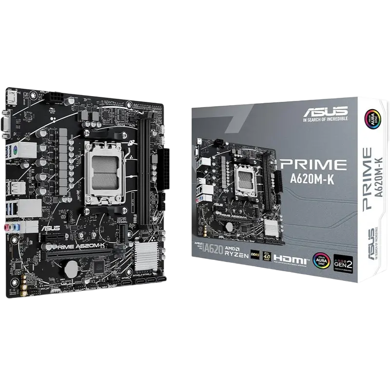 Placă de bază ASUS PRIME A620M-K, AM5, AMD A6..