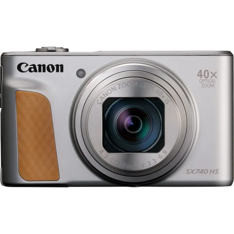 Aparat Foto Compact Canon PowerShot SX740 HS Lite Edition Travel Kit, Argint