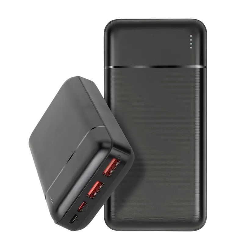 Încărcător portabil Rivacase VA2102, 20000mAh, Negru