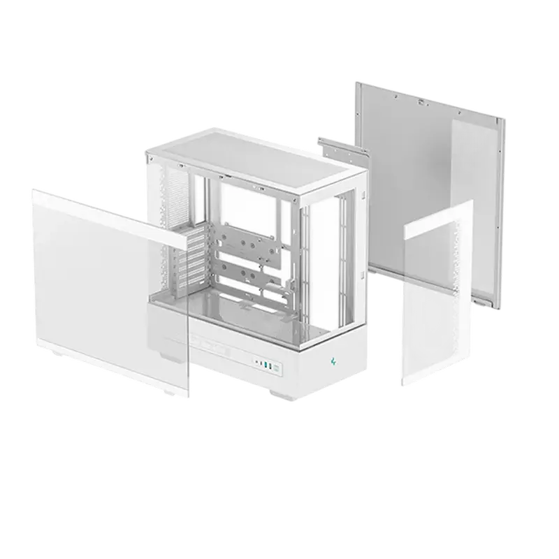 Carcasă PC Deepcool CH690 Digital WH, Midi-Tower, Fără PSU, Alb