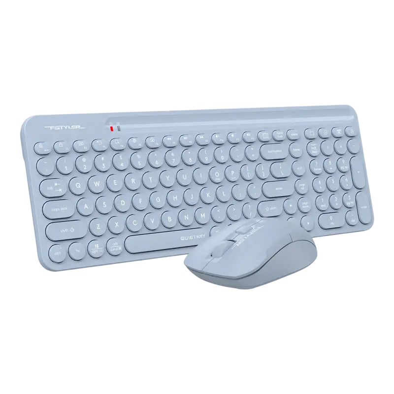 Set Tastatură + Mouse A4Tech FG3300 Air, Fără fir, Albastru