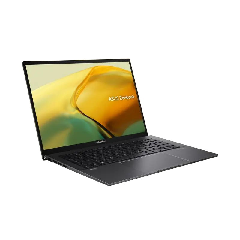 Laptop 14" ASUS Zenbook 14 UM3402YA, Jade Black, AMD Ryzen 5 7430U, 16GB/512GB, Fără SO