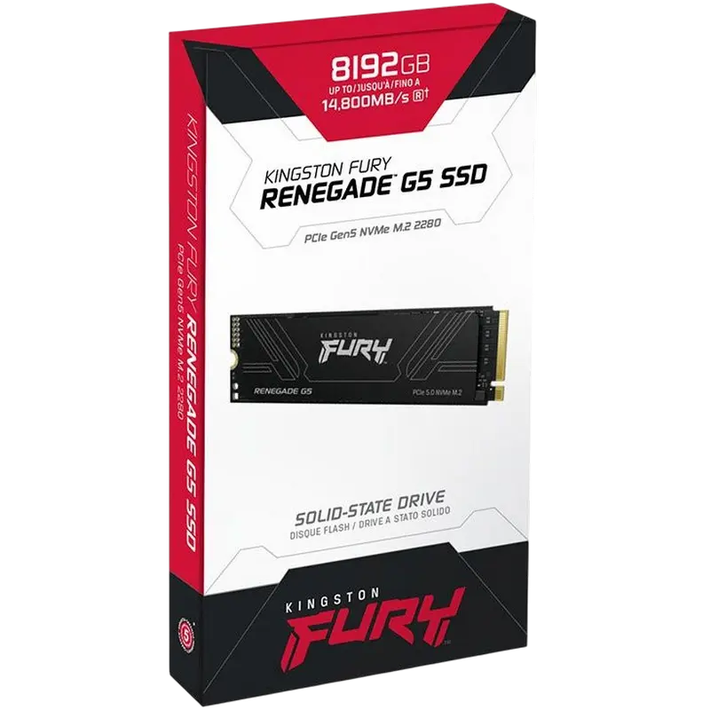 Накопитель SSD Kingston FURY Renegade G5, 8192Гб, SFYR2D/8T1