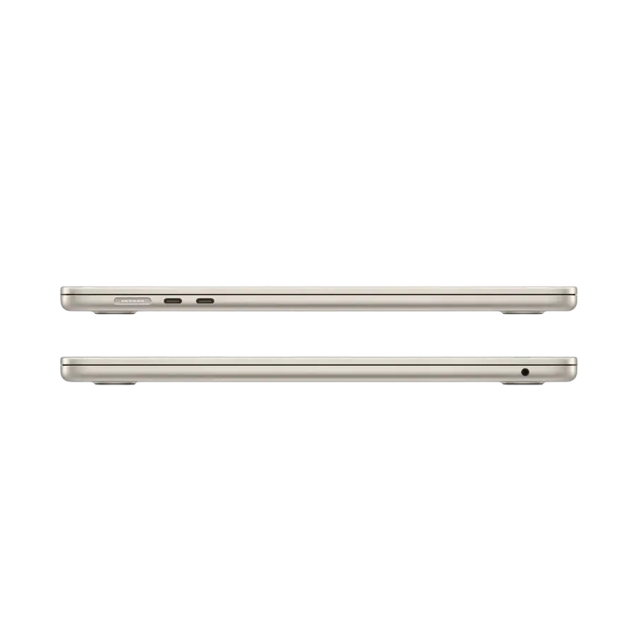 Laptop 15,3" Apple MacBook Air A3114, Starlight, M3 with 8-core CPU and 10-core GPU, 16GB/512GB, macOS Sonoma