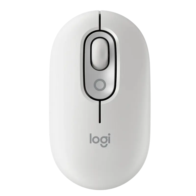 Беcпроводная мышь Logitech POP, Бел..