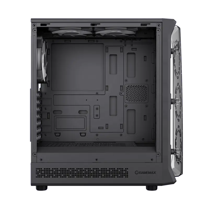 Carcasă PC Gamemax Starlight 2 AB, Midi-Tower, Fără PSU, Negru