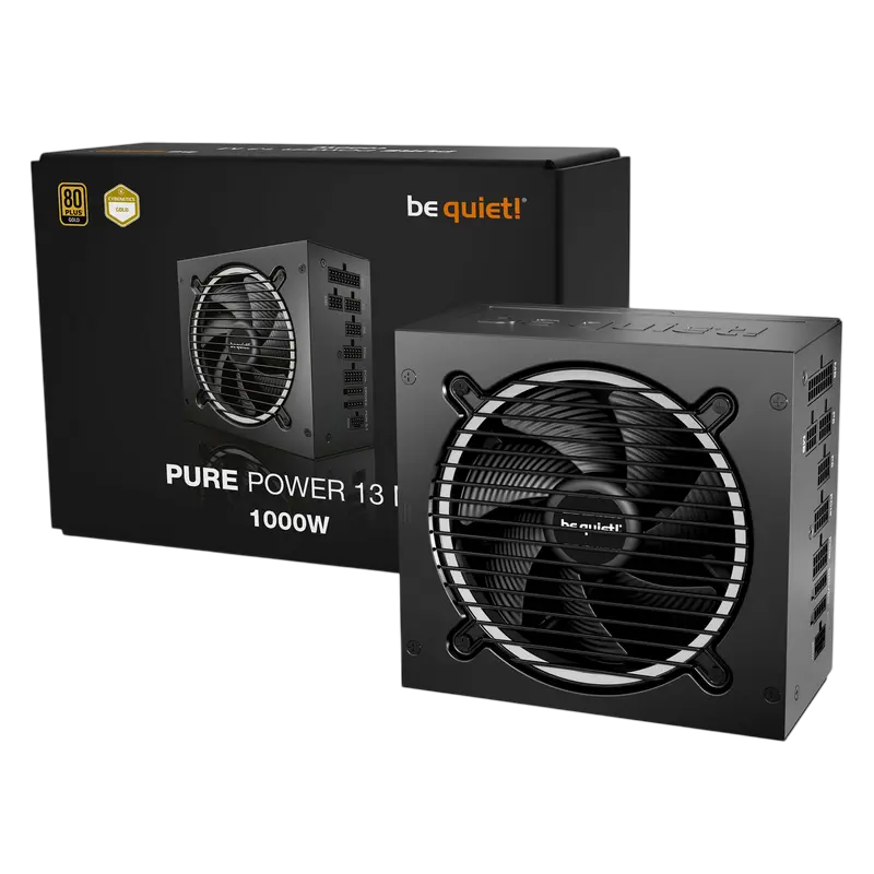 Блок питания для компьютеров be quiet! Pure Power 13 M, 1000Вт, ATX, Полностью модульный