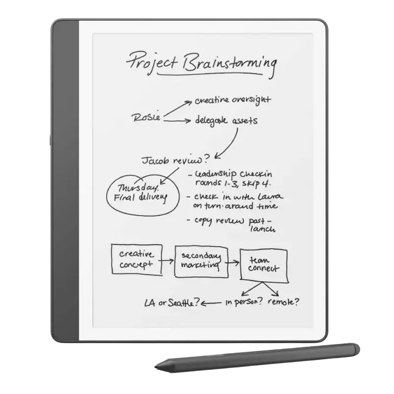 Электронная книга Amazon Kindle Scribe (1st Gen) 2024, Tungsten Grey