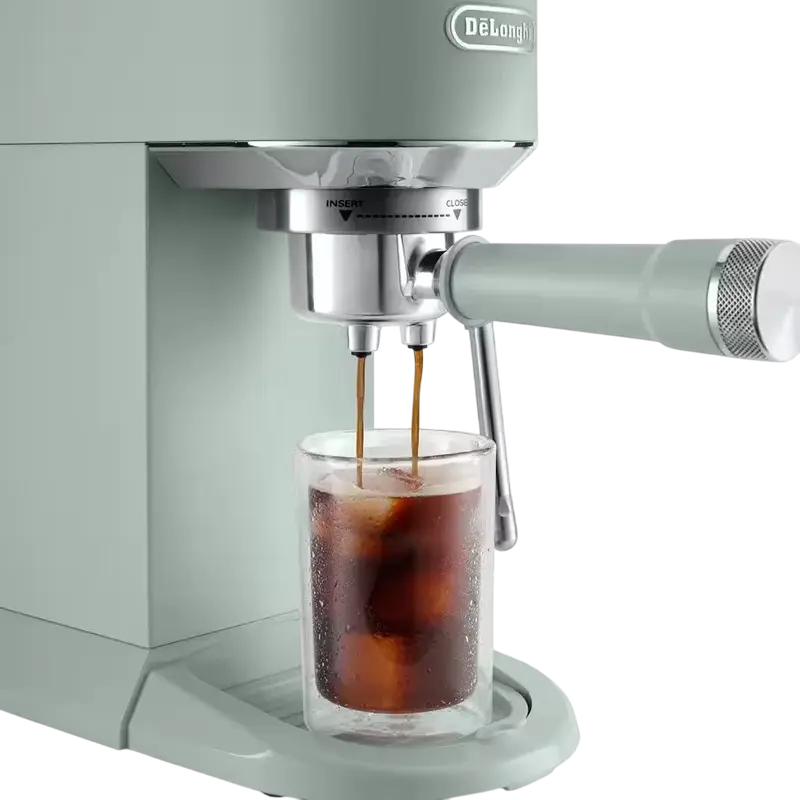 Cafetiera manuala DeLonghi EC890GR, 1450W, Verde
