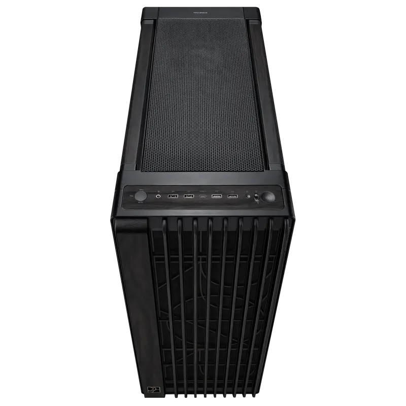 Carcasă PC ASUS ProArt PA602 Wood TG, Midi-Tower, Negru