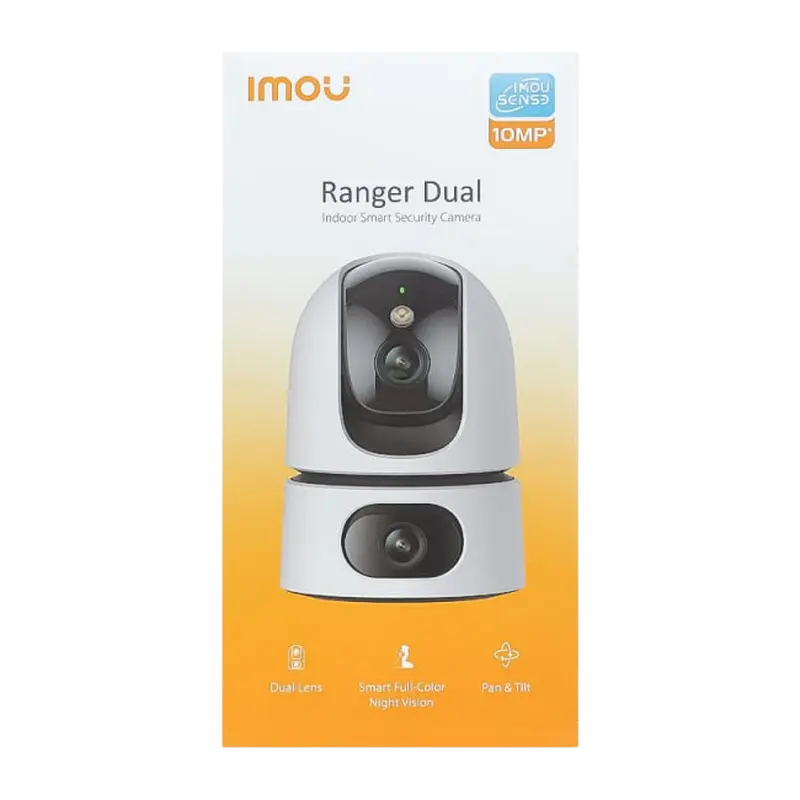 Camera de supraveghere IMOU Ranger Dual 10MP, Alb
