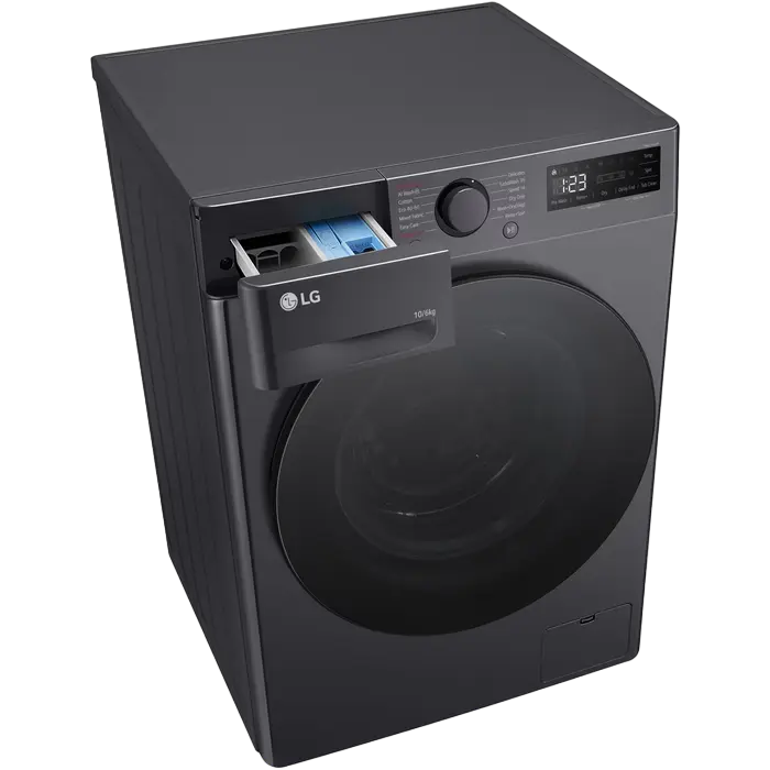Mașină de spălat și uscat LG F4DR510S2M, 10kg, Gri