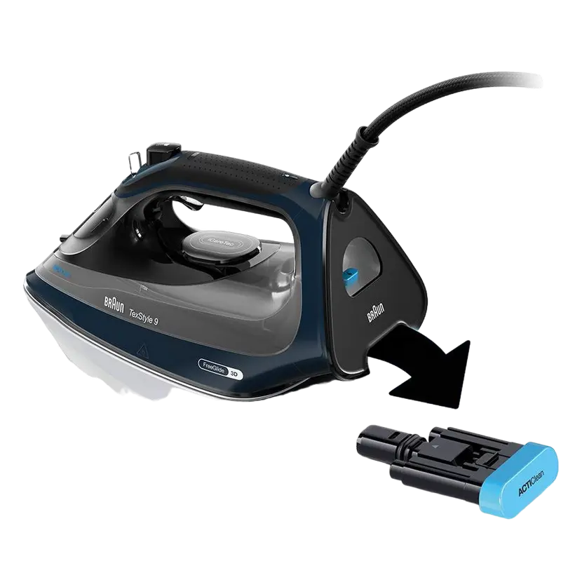 Fier de călcat Braun SI 9682 DB, 3200W, Negru | Albastru