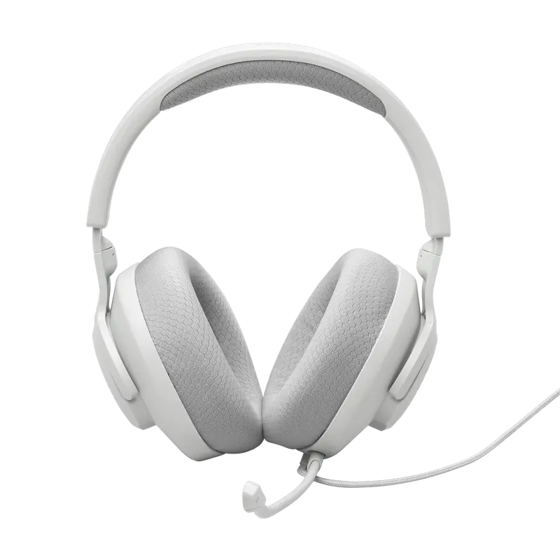 Căști gaming JBL Quantum 100M2, Cu fir, Alb