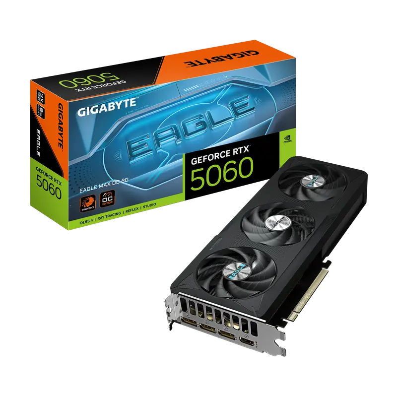 Cumpara  Carduri video - Видеокарта Gigabyte GV-N5060EAGLEMAX OC-8GD, ..