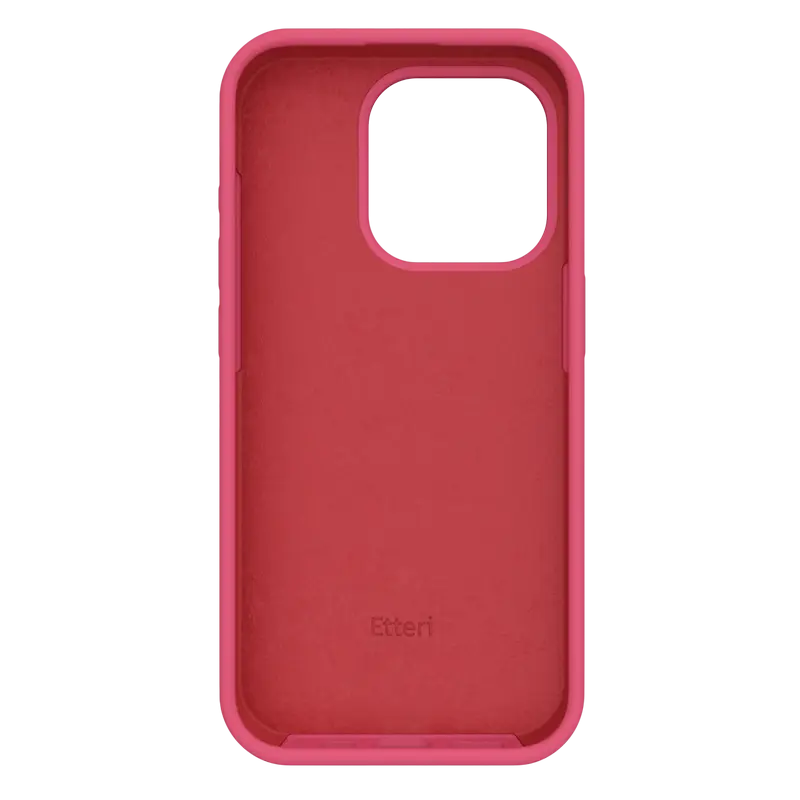 Чехол Etteri Silicone Mag для Apple iPhone 16 Pro, Raspberry