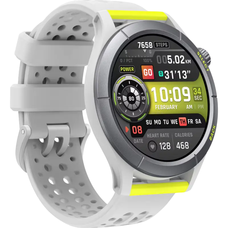 Ceasuri inteligente Xiaomi Amazfit Cheetah Round, 22mm, Speedster Grey