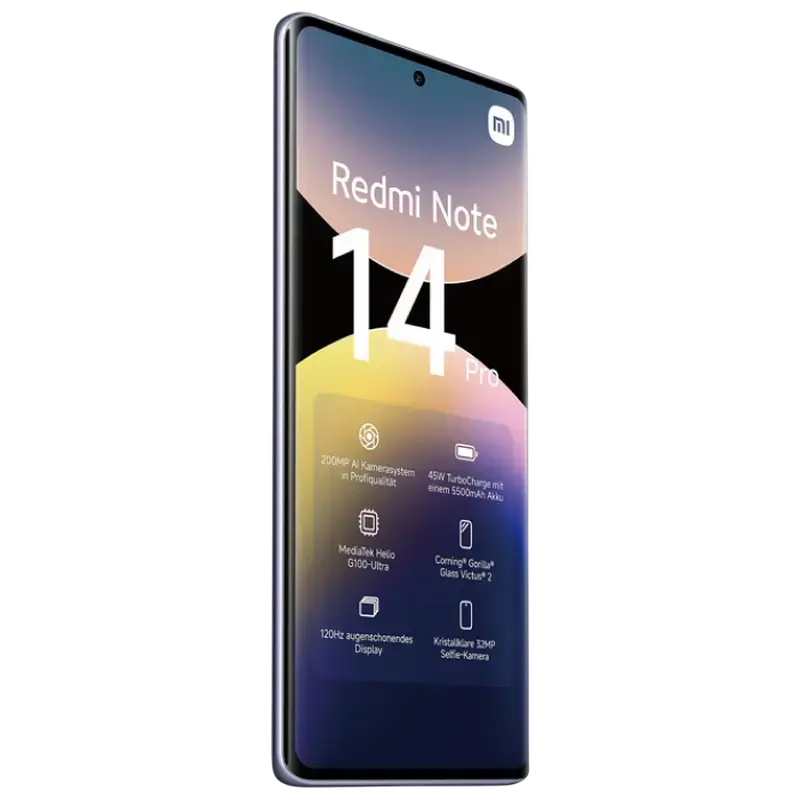 Smartphone Xiaomi Redmi Note 14 Pro 4G, 12GB/512GB, Aurora Purple