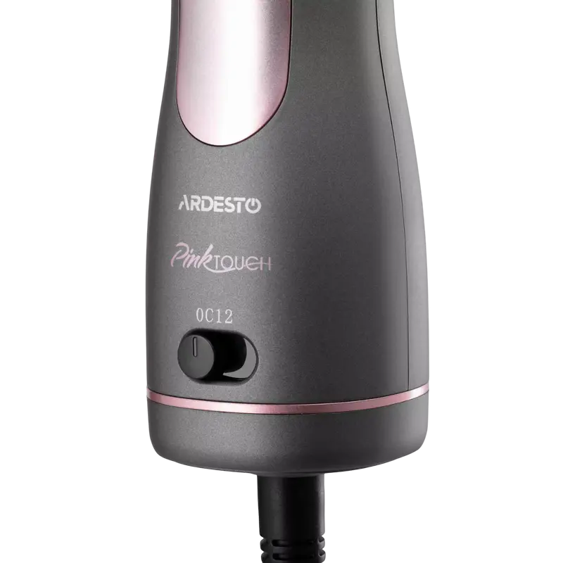 Фен-щётка Ardesto HD-CR300PT, 1200Вт, Серый | Розовый