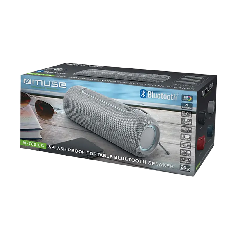 Boxă portabilă MUSE M-780 LG, Argintiu